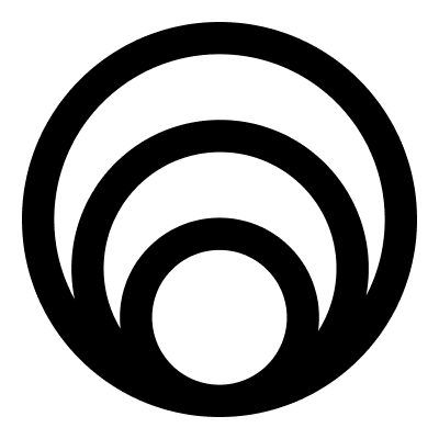 TapSocial standalone black circle logo